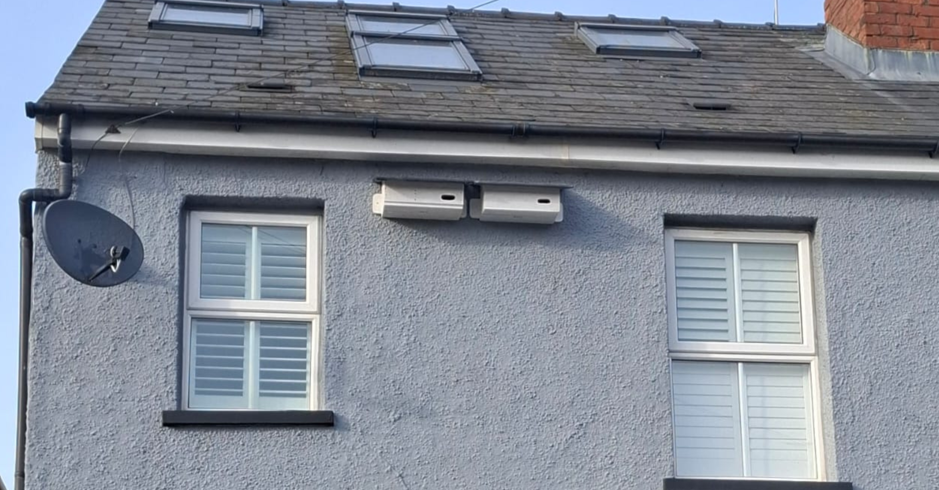 First swift boxes installed in Cheltenham by the Swift and House Martin Support Group