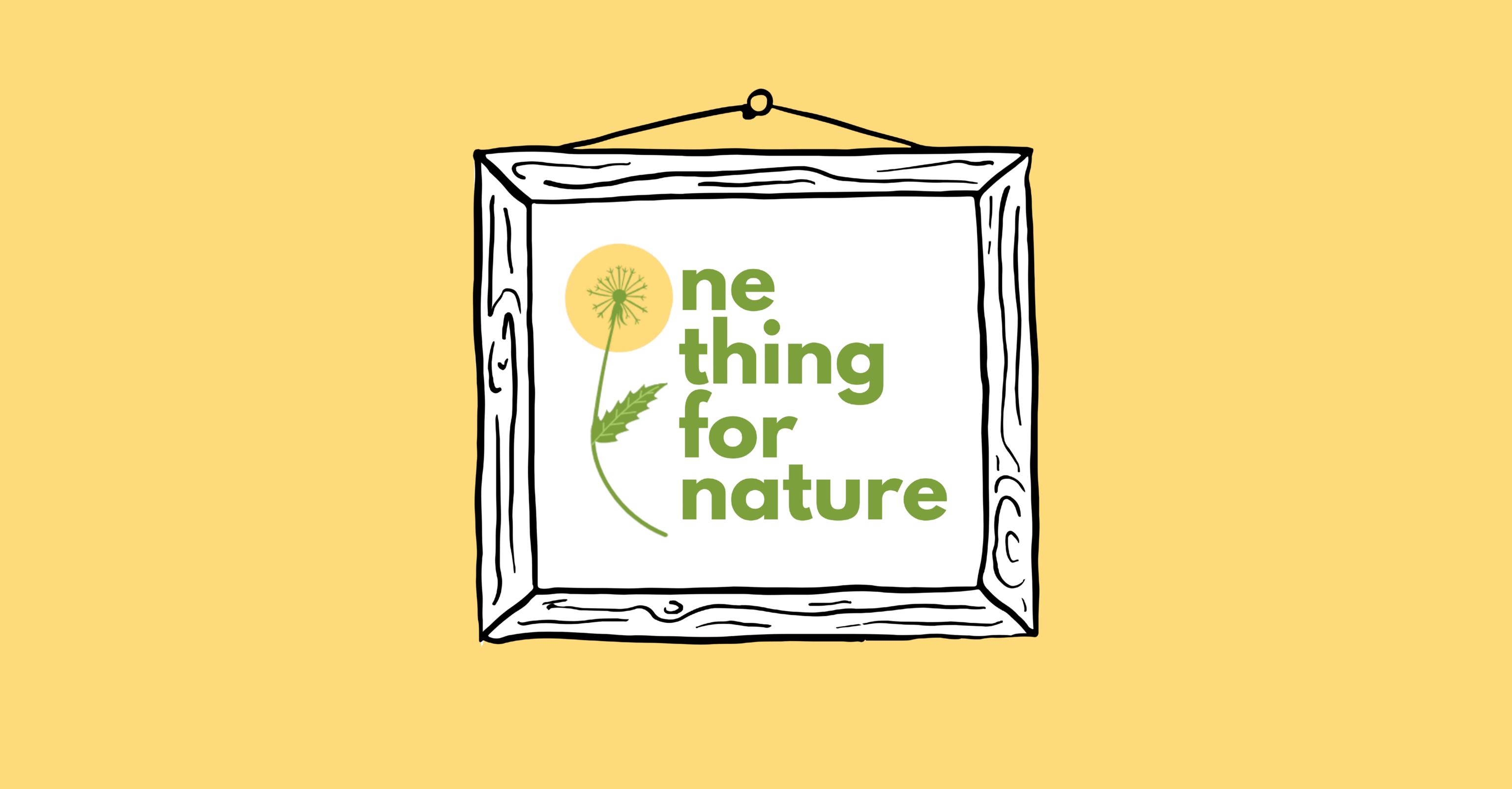Could you inspire others with ‘one thing for nature’ you do in your garden?